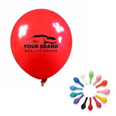 Assorted Rainbow Latex Round Bright Color Balloon
