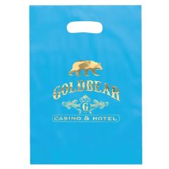 Aster- Frosted Die Cut Bag - Foil Print