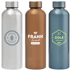 Astrid Recycled Aluminum Metallic Bottle - 24 Oz - Colorjet