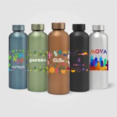 Astrid Recycled Aluminum Cooper Bottle - 24 Oz - Colorjet