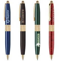 Athena Heavyweight Pen With Gold Accents