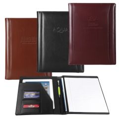 Atlantis Bonded Leather 8.5 Inch X 11 Inch Padfolio