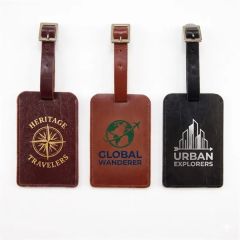 Atlantis Bonded Leather Luggage Tag