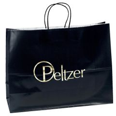 Aubrie- Gloss Shopper - Black - Foil