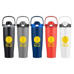 Auburn 40 Oz Vacuum Tumbler W/ Handle