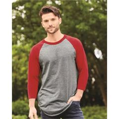 Augusta Sportswear Unisex Three-Quarter Raglan Sleeve Bas