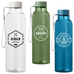 Aura RPET Wrist Strap Bottle - 24 Oz - Silkscreen