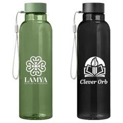 Aura RPET Wrist Strap Bottle - 24 Oz - Colorjet