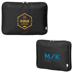 Auric Recycled 75d Polyester Gold Zipper Laptop Case