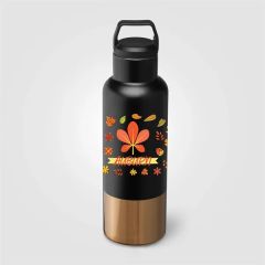 Auric Recycled Stainless Vacuum Bottle - 22.5 Oz - Colorjet