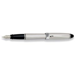 Aurora Ipsilon Chrome Cap/Barrel Satin Finish Fountain Pen