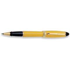 Aurora Ipsilon Resin Yellow Rollerball Pen