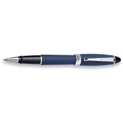 Aurora Ipsilon Satin Blue Rollerball Pen