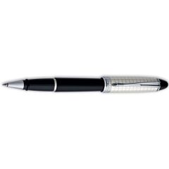 Aurora Sterling S Cap Quadra Pattern Resin Barrel Rollerball
