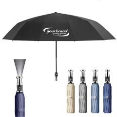 Auto Open Folding LED Umbrella