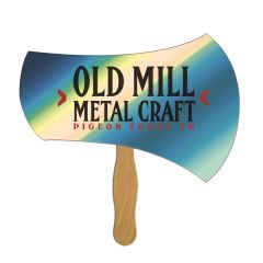 Axe / Hatchet Hand Fan Full Color 1 Side