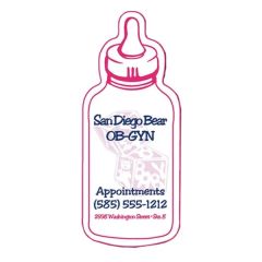 Baby Bottle Stock Shape Vinyl Magnet - 20 MIL