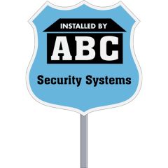 Badge Security Sign - Reflective