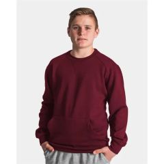 Badger Unisex Pocket Crewneck Sweatshirt