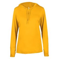 Badger Women's B-Core Long Sleeve Hooded T-Shirt