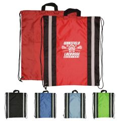 Bag - Large Reflective Drawstring Backpack