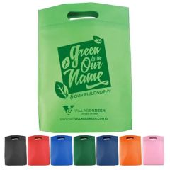 Non-Woven 11 Inch W X 14 Inch H X 2 Inch D Promo Tote Bag