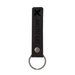 Bailey Leather Riveted Keychain