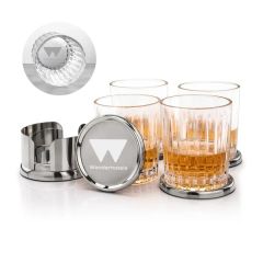 Baldoni Coasters & Hartmann On-The-Rocks Set