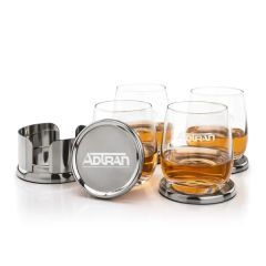 Baldoni Coasters & Salem On-The-Rocks Set
