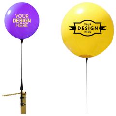 Balloonbobber Short Pole Kit W/ Banded Bracket