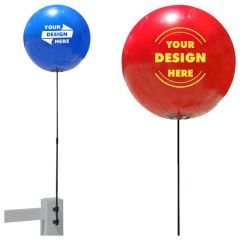 Balloonbobber Short Pole Kit W/ Screw Brackets