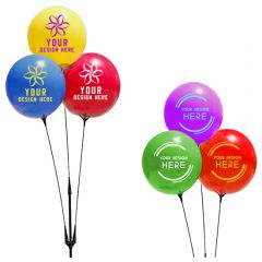 Balloonbobber Triple Cluster Ground Pole Kit