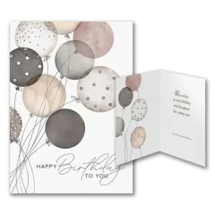 Balloons For All - Birthday Greeting Card