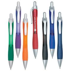 Ballpoint Pen With Rubber Grip