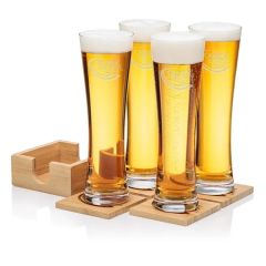 Bamboo Coaster Gift Set - Mannheim