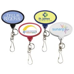 Bamboo Jumbo Oval Badge Reel