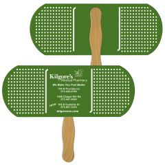 Band Aid/Pill Hand Fan Full Color 2 Sides