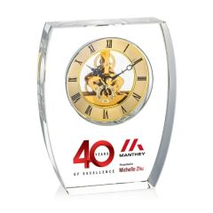 Barchus Vividprint Clock - Gold