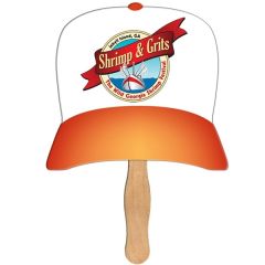Baseball Cap Hand Fan Full Color