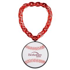 Baseball EVA Medallion With Jumbo Chain