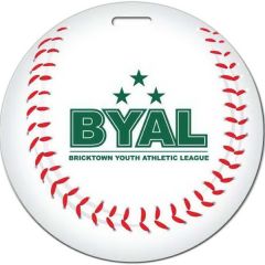 Baseball Shaped Luggage Tag