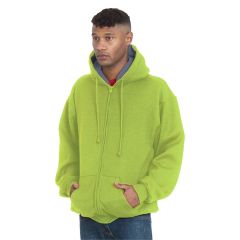 Bayside Adult Super Heavy Thermal-Lined Full-Zip Hooded S...