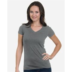 Bayside Women's USA-Made V-Neck T-Shirt