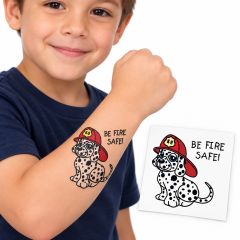 Be Fire Safe Temporary Tattoo