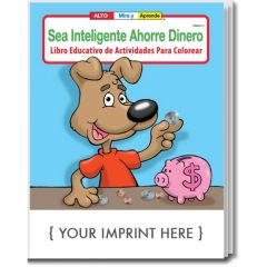 Be Smart, Save Money Spanish Coloring And Activity Book