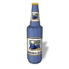 Beer Bottle Display 4-1/2 Ft Hx 14-1/2 Inch W Corrugated Cardboard