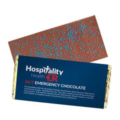 Belgian Chocolate Bar 3.5 Oz - Nonpareil Sprinkles