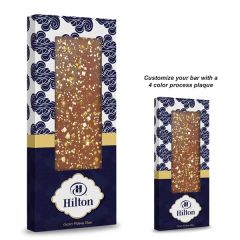 Belgian Chocolate Bar With Gold Flakes - 3.5 Oz