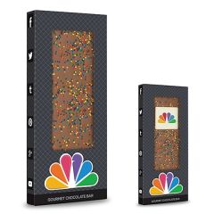 Belgian Chocolate Bar With Nonpareil Sprinkles - 3.5 Oz