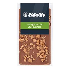 Belgian Chocolate Bars - Crushed Toffee - 1 Oz